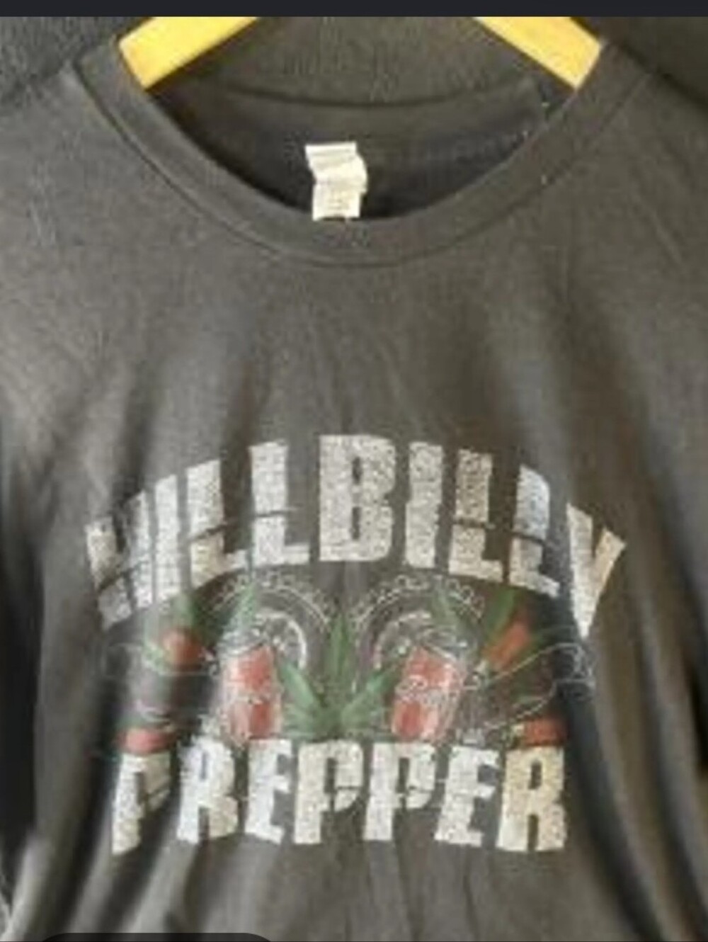 Tultex Black Hillbilly Prepper Graphic T-Shirt
